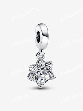 Pandora Sparkling Pet Paw Print Dangle Charm
